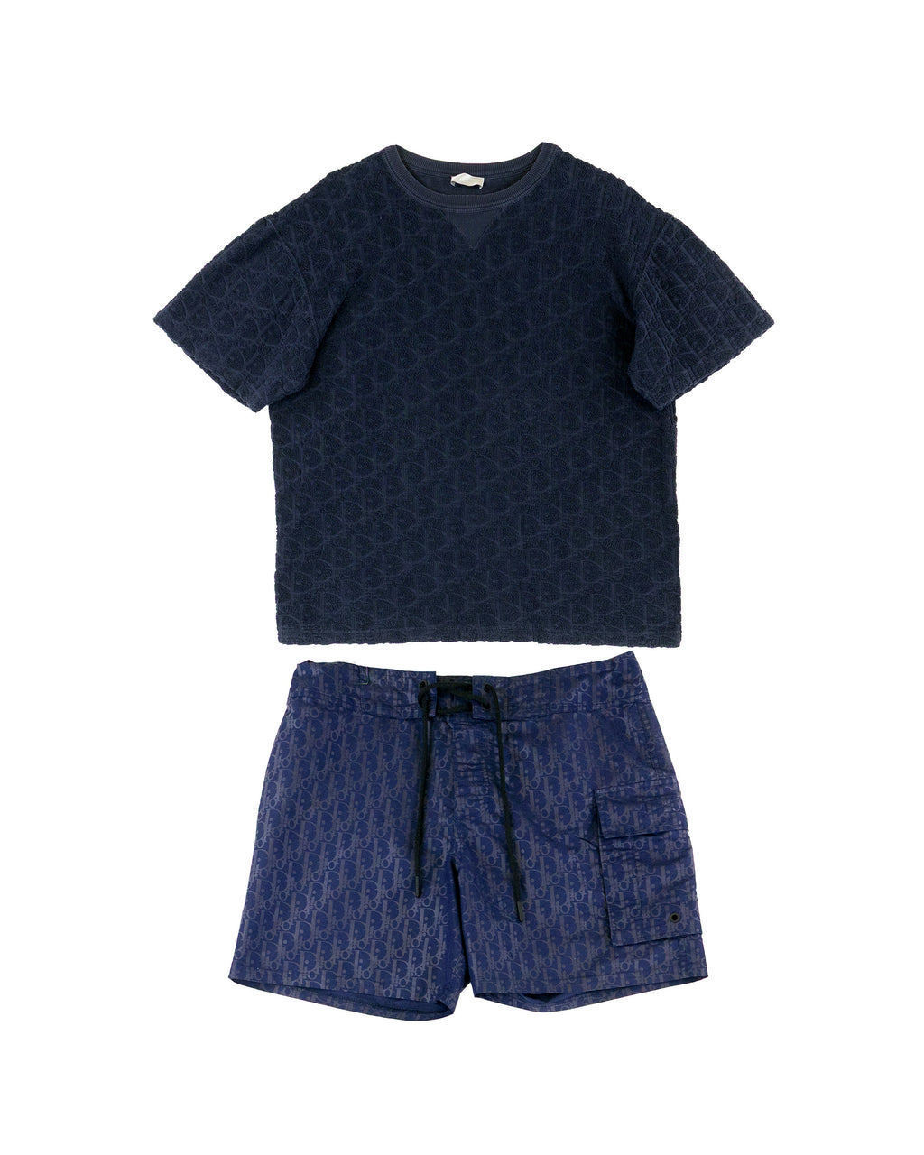 Dior Oblique Towel T-shirt & Shorts