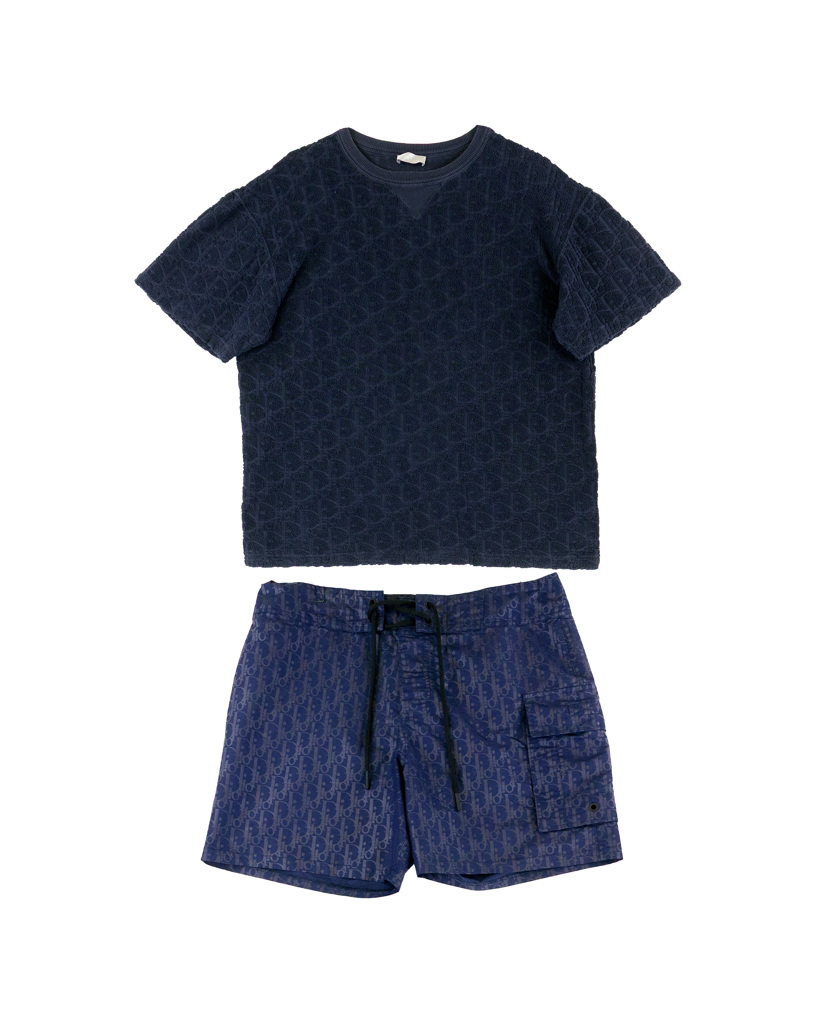 Dior Oblique Towel T-shirt & Shorts