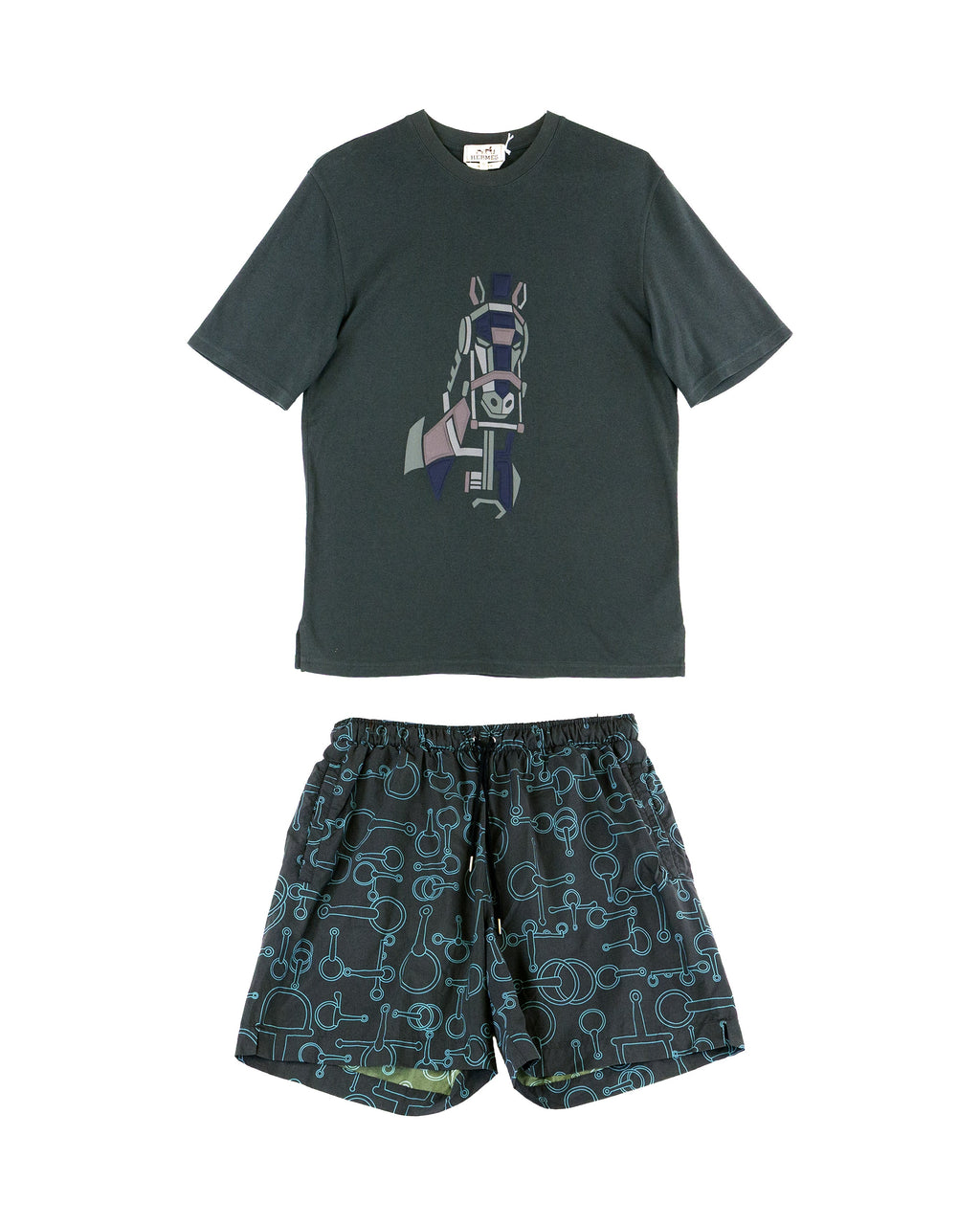 Hermes T-Shirt & Swim Shorts Set