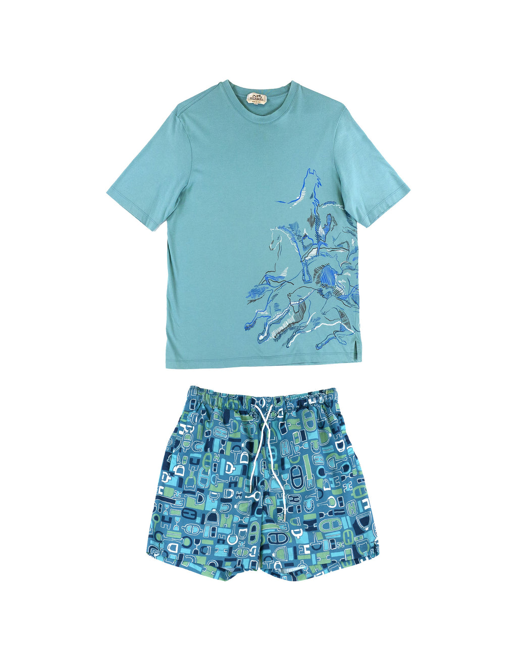 Hermes T-Shirt & Swim Shorts Set