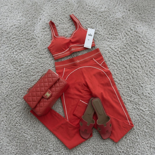 Full Red Sandal Bag Set
