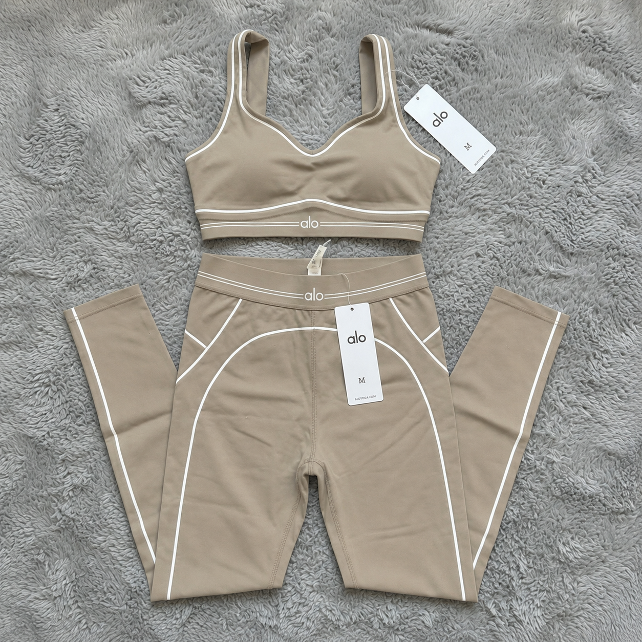 Cream Alo Set