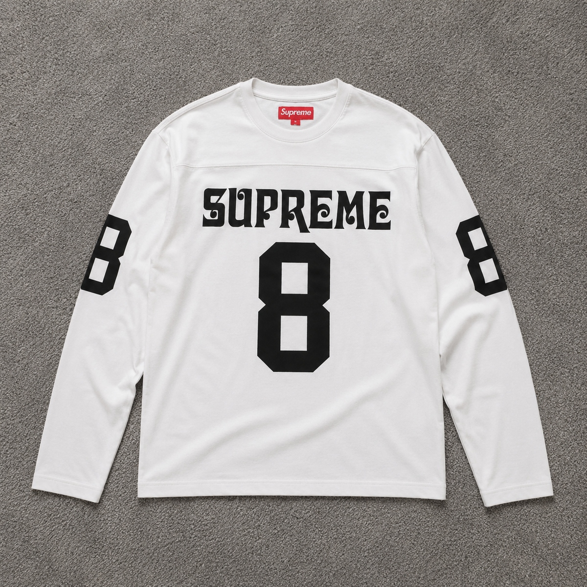 White Supreme Longsleeve